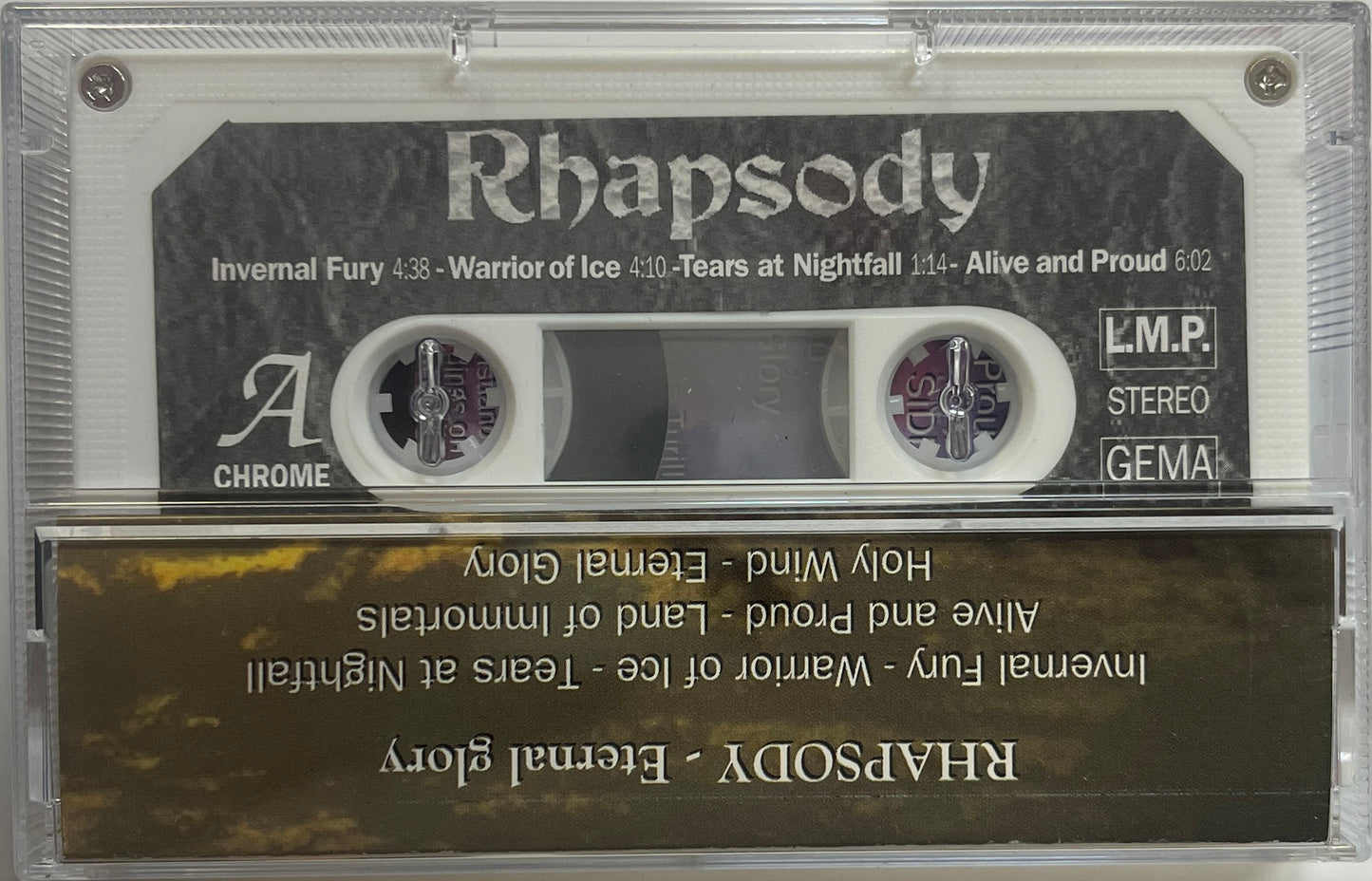 RHAPSODY - Eternal Glory Demotape 1995 Cassette *NEW & NEVER PLAYED*