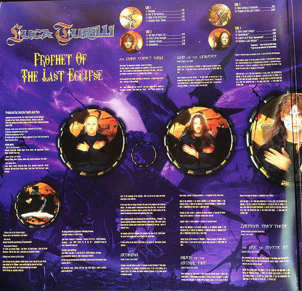LUCA TURILLI – Prophet Of The Last Eclipse 2LP Picture Vinyl Gatefold-Sleeve