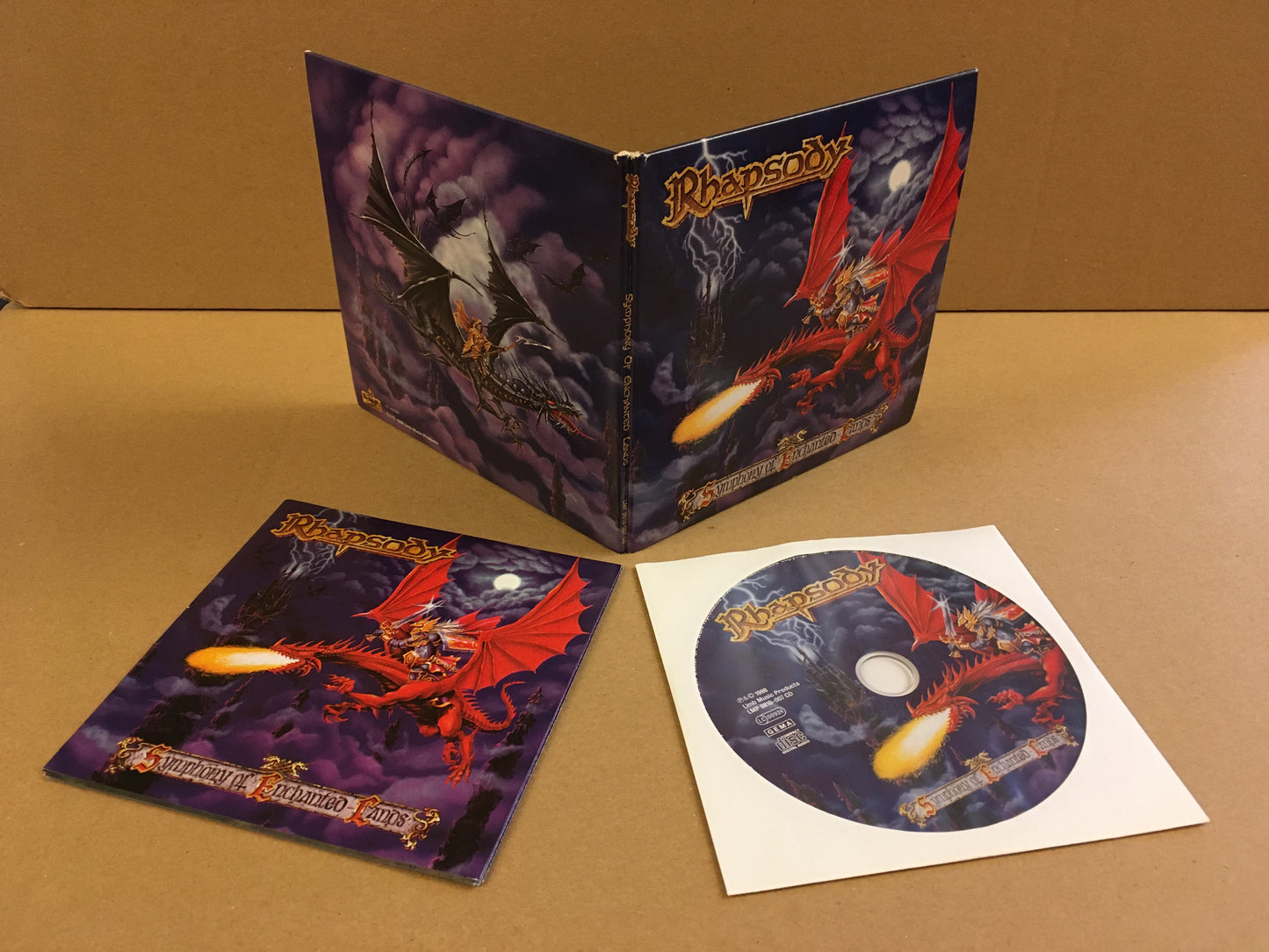 RHAPSODY - Symphony Of Enchanted Lands CD 2000 Ltd. Gatefold Cardboard-Sleeve