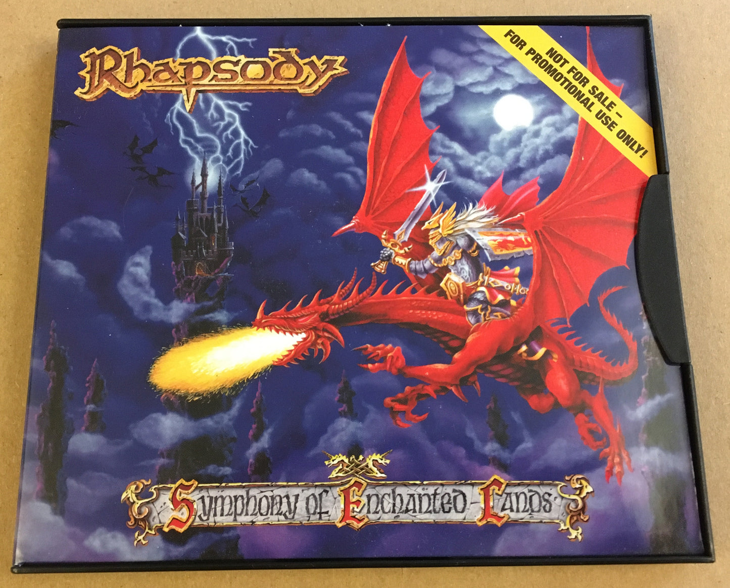 RHAPSODY - Symphony Of Enchanted Lands CD 1998 Gatefold Snap-Case Promo-CD
