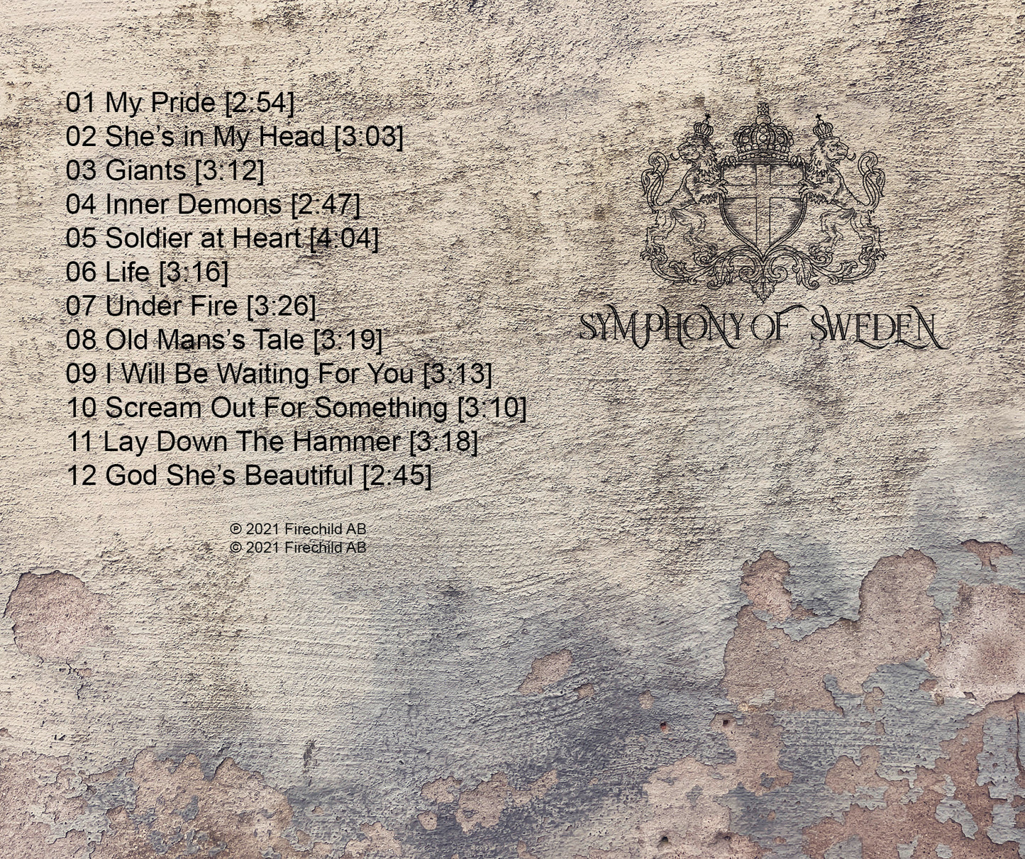 Symphony Of Sweden – Inner Demons CD 2021