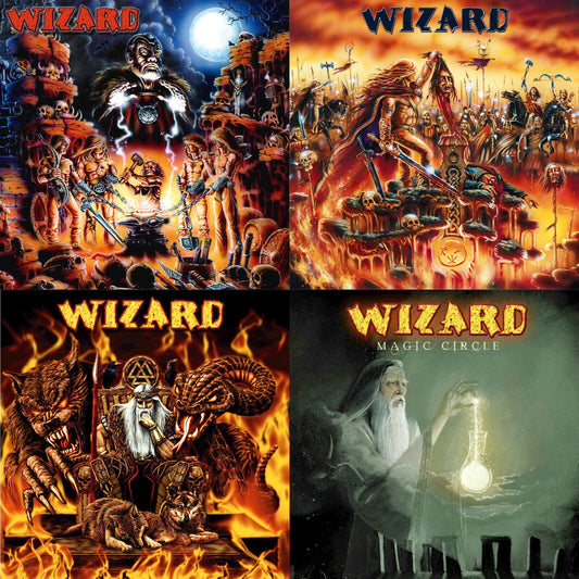 WIZARD - 4CD Remastered Bundle Special Offer True German Heavy Metal