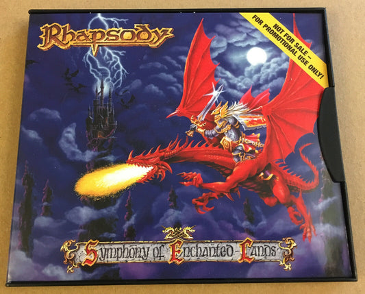 RHAPSODY - Symphony Of Enchanted Lands CD 1998 Gatefold Snap-Case Promo-CD