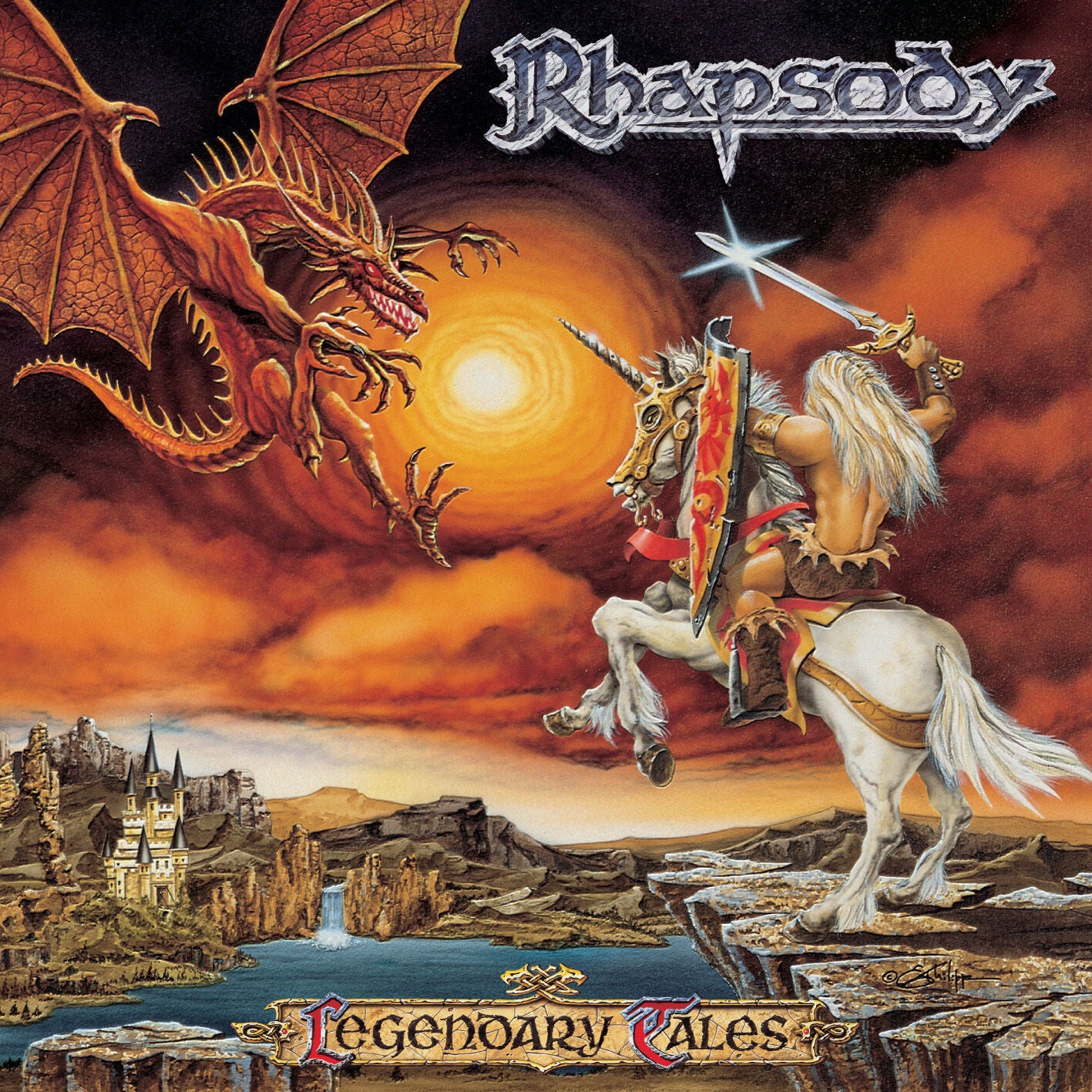 RHAPSODY - Legendary Tales CD 1997 Luca Turilli Ancient Bards