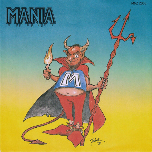 MANIA - Message / Deliverance 7" Single 1987 German Teutonic Metal VERY RARE