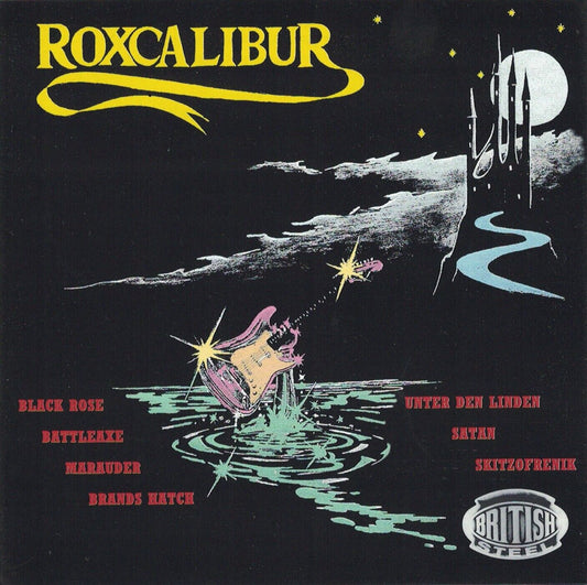 Roxcalibur Compilation CD 1998 NWOBHM Satan Battleaxe Black Rose Brands Hatch
