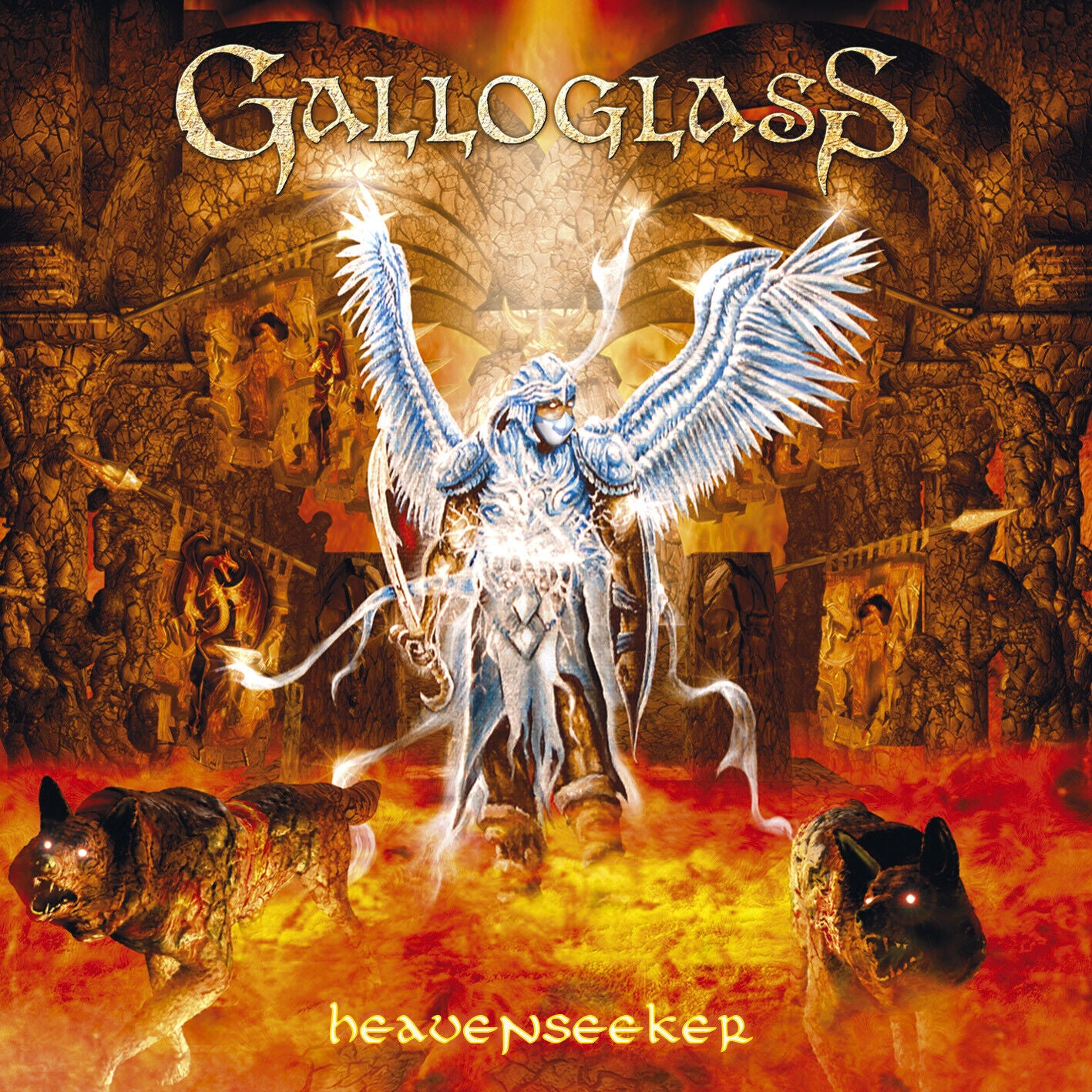 Galloglass - Heavenseeker Ltd. CD+DVD Digipak 2005 Power Metal
