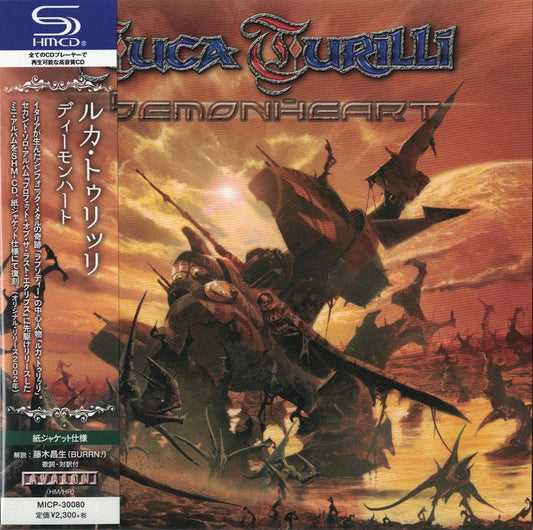 LUCA TURILLI - Demonheart Japan Mini LP SHM-CD 2018 Rhapsody Symphonity