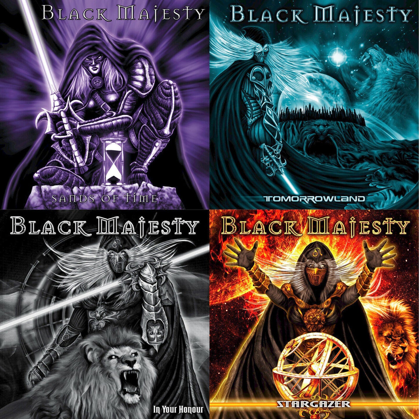 BLACK MAJESTY - 4CD Bundle Special Offer Melodic Power Metal