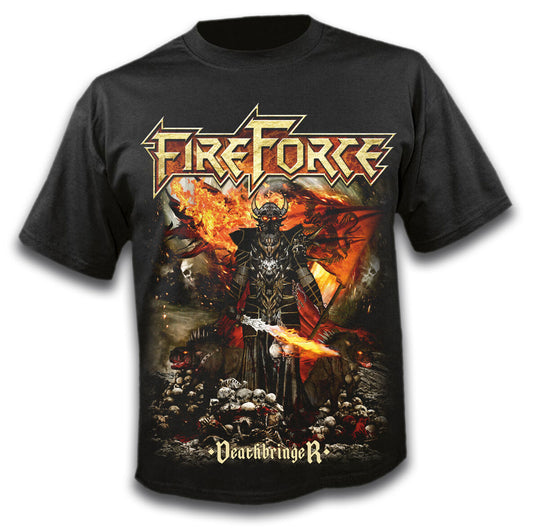 FIREFORCE - Deathbringer T-Shirt size M *NEW* Power Metal Mystic Prophecy
