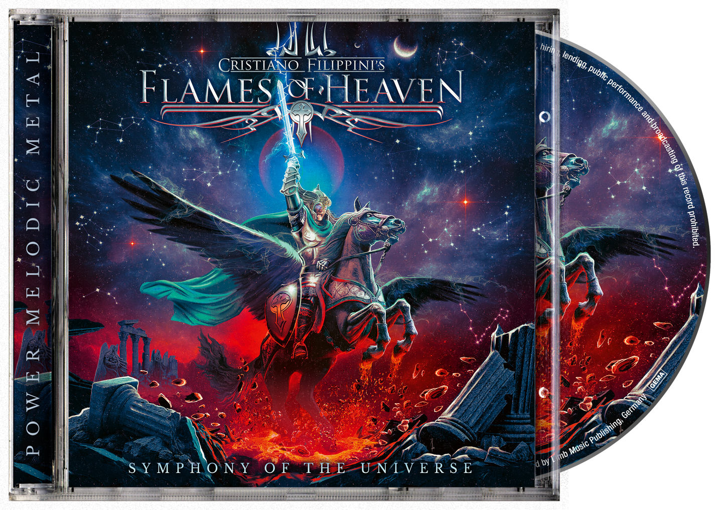 Cristiano Filippini's FLAMES OF HEAVEN - Symphony Of The Universe CD 2025