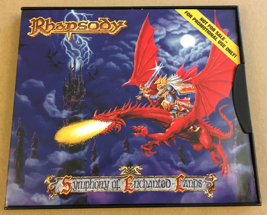 RHAPSODY - Symphony Of Enchanted Lands CD 1998 Gatefold Snap-Case Promo-CD