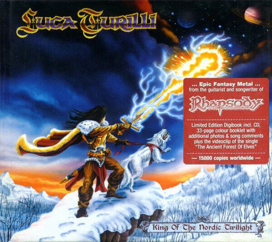 LUCA TURILLI - King Of The Nordic Twilight CD Digibook 2009 Rhapsody Symphonity