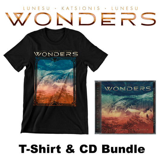 WONDERS - The Fragments Of Wonder CD + T-Shirt M Bundle Firewind Temperance