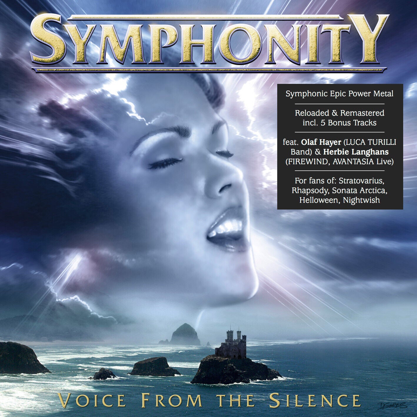 Symphonity - Voice From The Silence CD 2022 Reissue + Bonus Tracks + Remastered