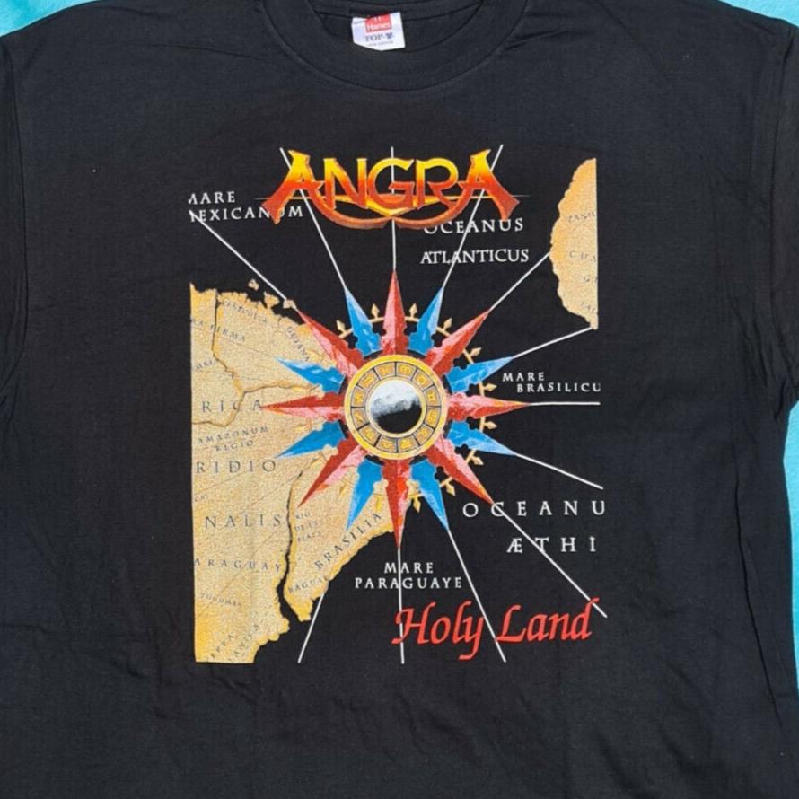 ANGRA - Holy Land 1997 T-Shirt size M *NEW* Andre Matos Shaman