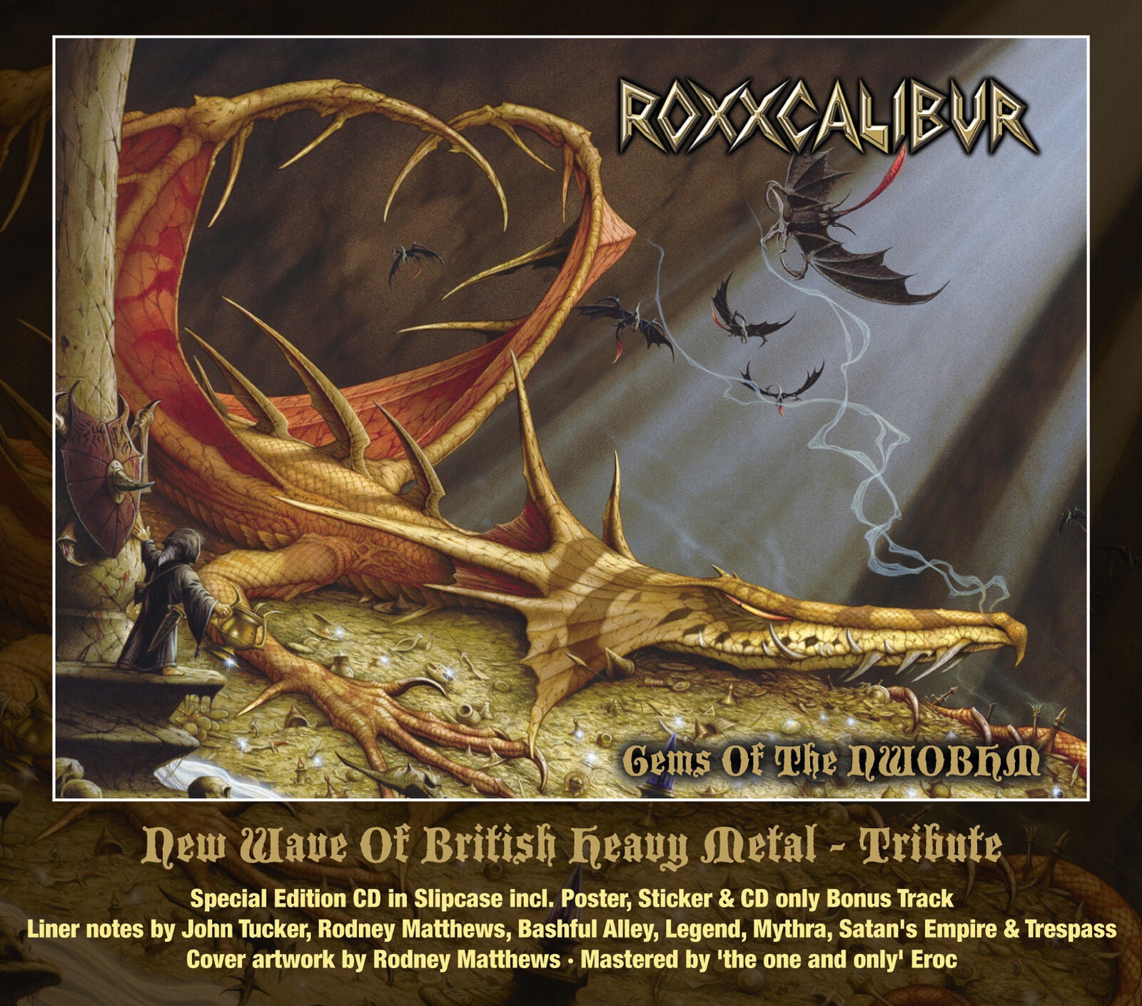 ROXXCALIBUR - Gems Of The NWOBHM CD 2015 Mythra Trespass Legend Fist Budgie