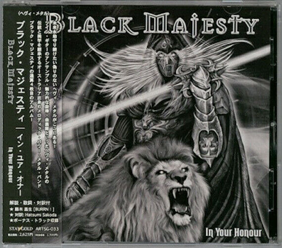 BLACK MAJESTY - In Your Honour CD Japan with OBI 2010 + Bonus Track