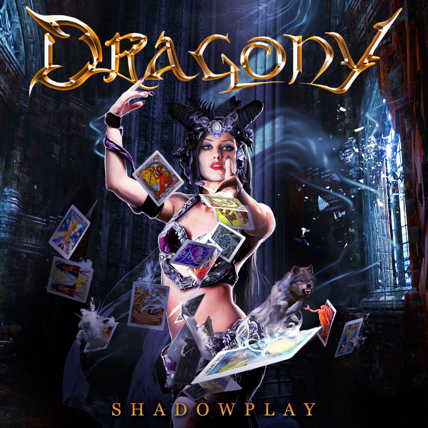 DRAGONY - Shadowplay CD 2015 feat. Zak Stevens (Savatage, TSO) Power Metal