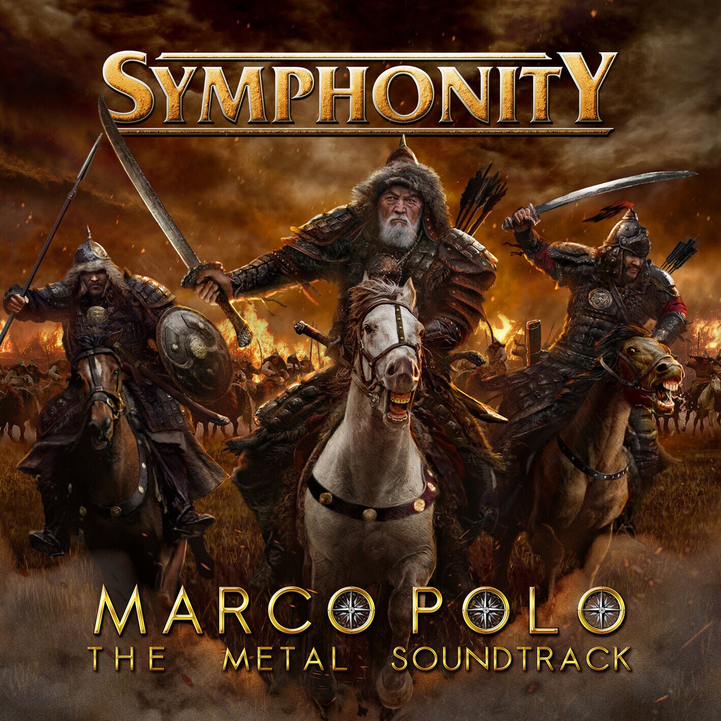 SYMPHONITY - Marco Polo: The Metal Soundtrack CD 2022 Slipcase + Poster +Sticker