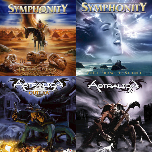 SYMPHONITY + ASTRALION - 4CD Bundle Special Offer Melodic Power Metal