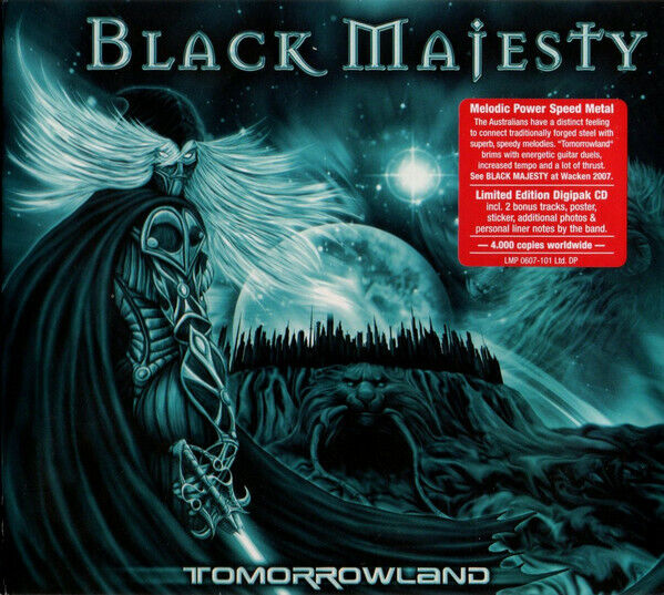 BLACK MAJESTY - Tomorrowland Ltd. Digipak CD 2007 +2 Bonus Tracks + Poster