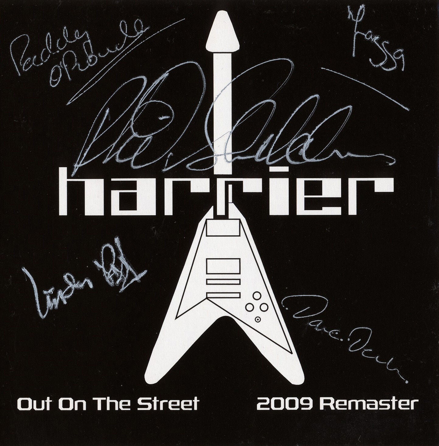 HARRIER - Out On The Street EP CD 2009 Remastered SIGNED Cardboard-Sleeve NWOBHM