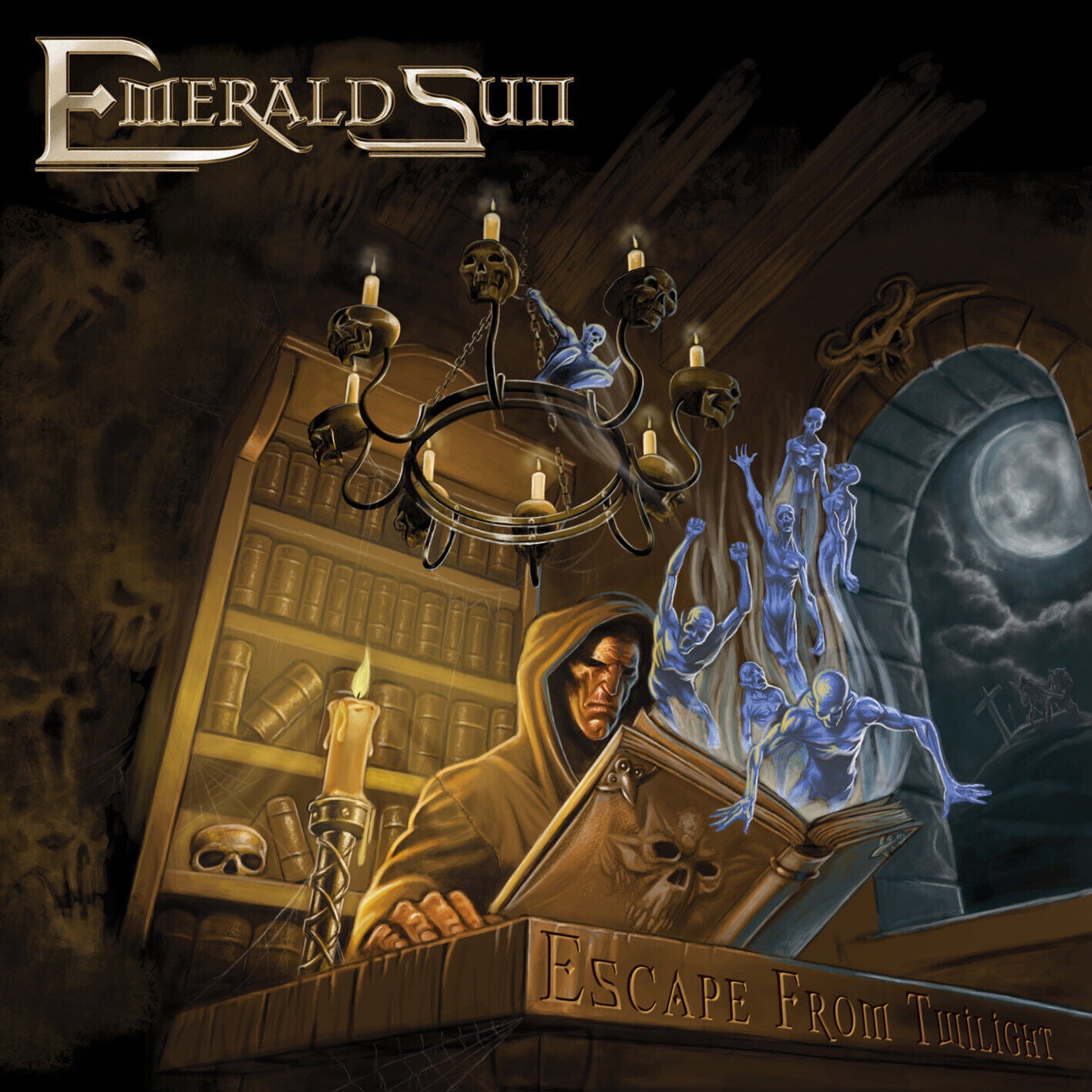 Emerald Sun ‎– Escape From Twilight CD 2007 Melodic Power Metal
