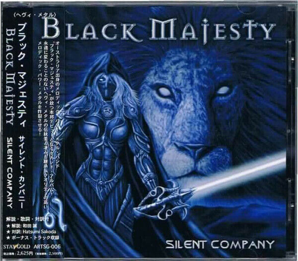 BLACK MAJESTY - Silent Company CD Japan with OBI 2005 + 3 Bonus Tracks/Video