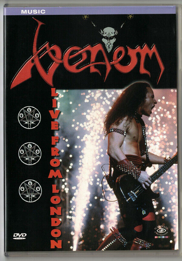 Venom ‎- Live From London DVD 1985 Black Metal
