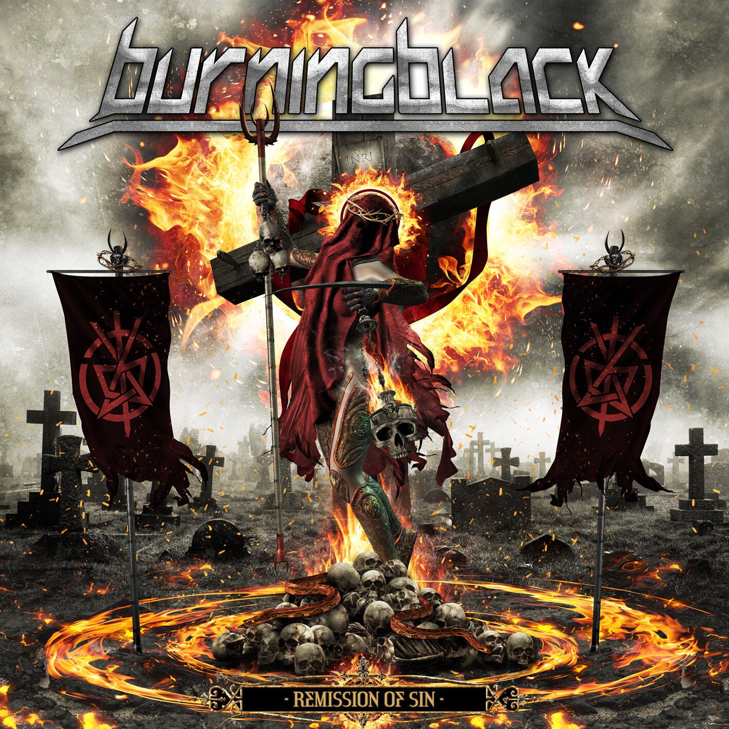 BURNING BLACK - Remission Of Sin CD 2014 Melodic Power Metal