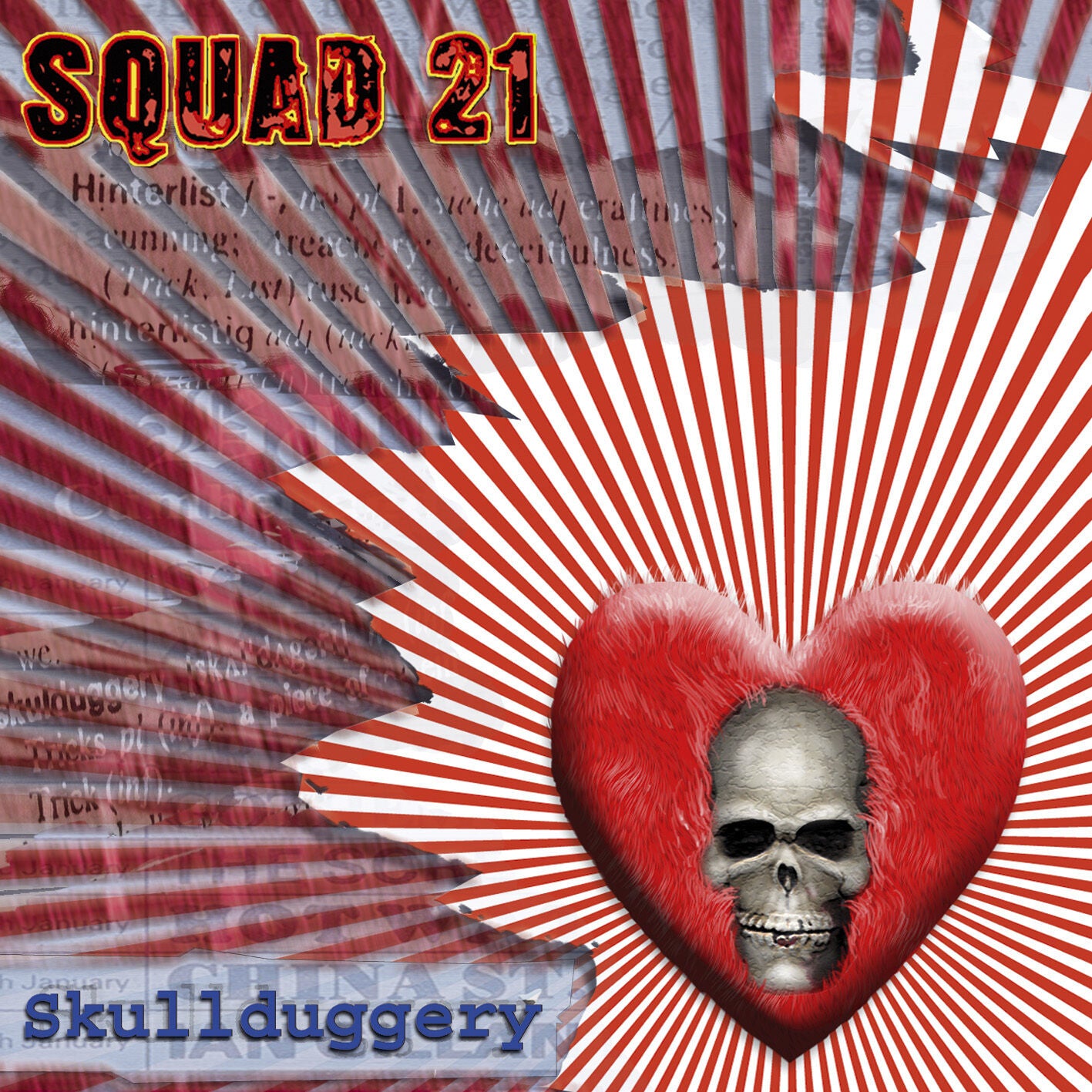 SQUAD 21 - Skullduggery CD 2004 Punk Rock Gus Chambers ex-Grip Inc.